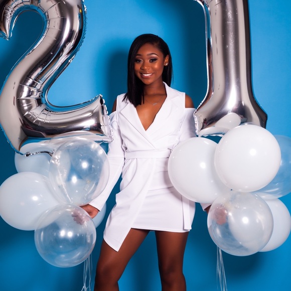 PrettyLittleThing Dresses & Skirts - White V-Cut Belted Dress